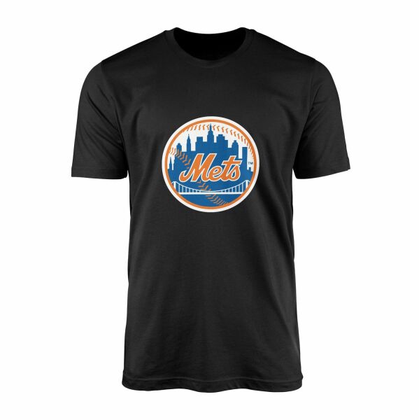 New York METS Baseball Tişört M - Siyah
