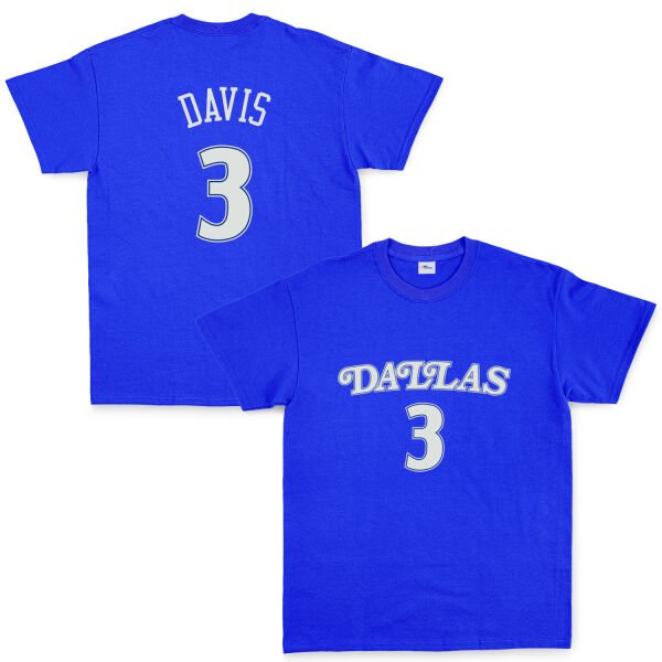 Anthony Davis 3 Dallas Forma Tişört M - Mavi