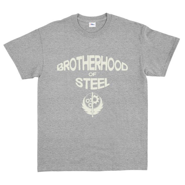 Brotherhood of Steel Tişört L - Gri