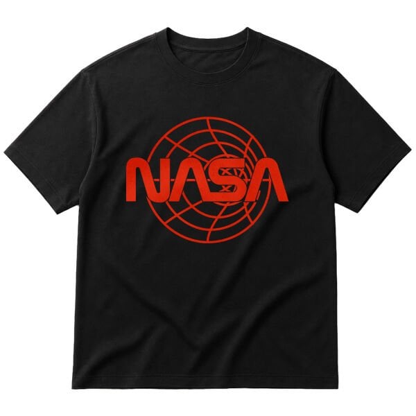 NASA Wormhole Oversize Tişört
