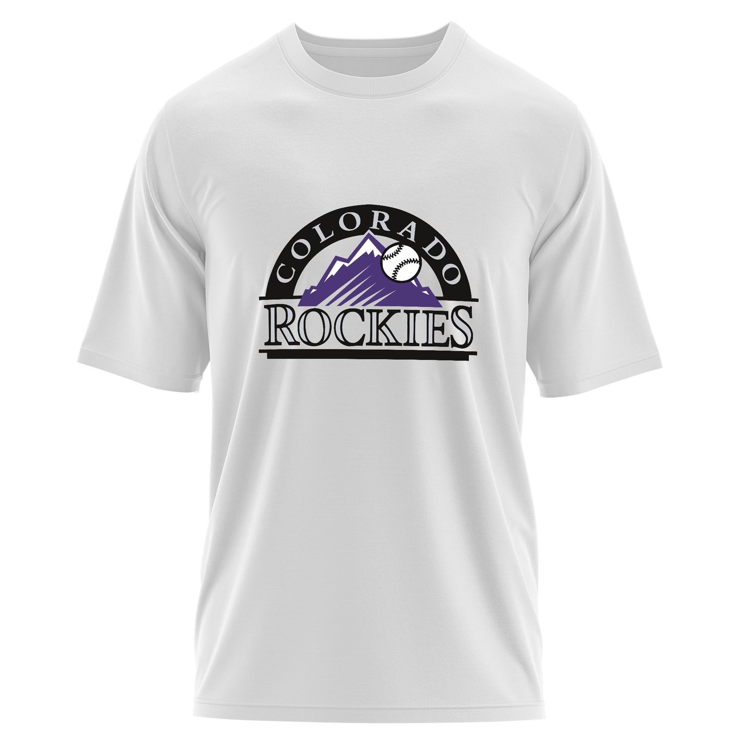 Colorado Rockies WL Oversize Tişört L - Beyaz