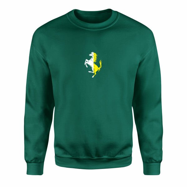 Scuderia Ferrari Bianco & Giallo Sweatshirt XXL - Nefti Yeşili