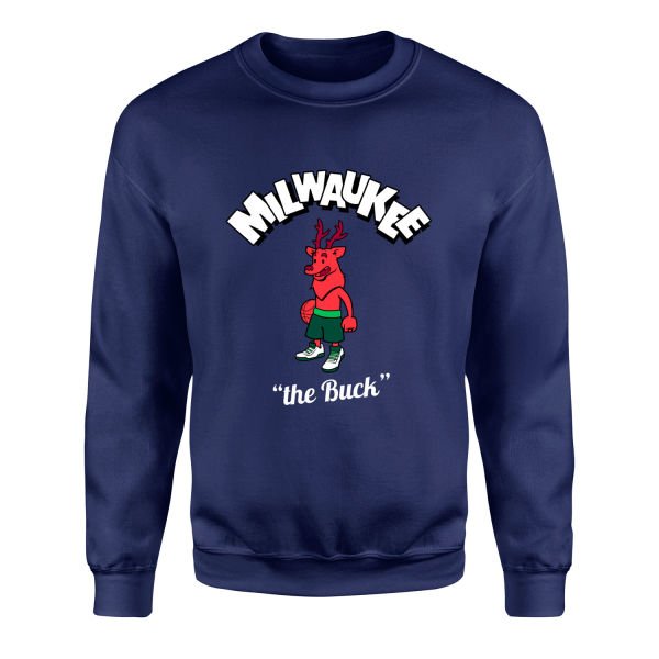 Milwaukee Cartoon Sweatshirt S - İndigo Mavisi
