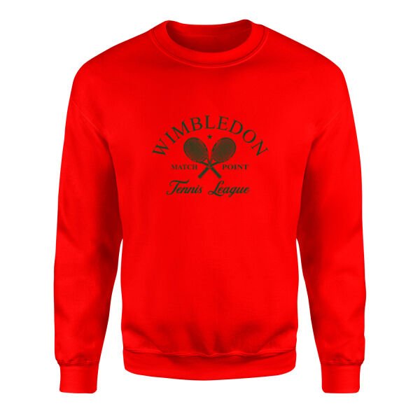 Wimbledon Match Point Sweatshirt M - Kırmızı
