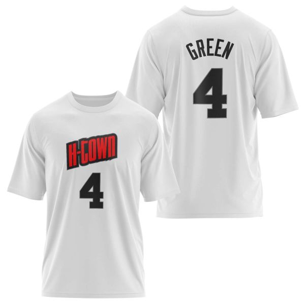 Jalen Green 4 City Edition Forma Oversize Tişört M - Beyaz
