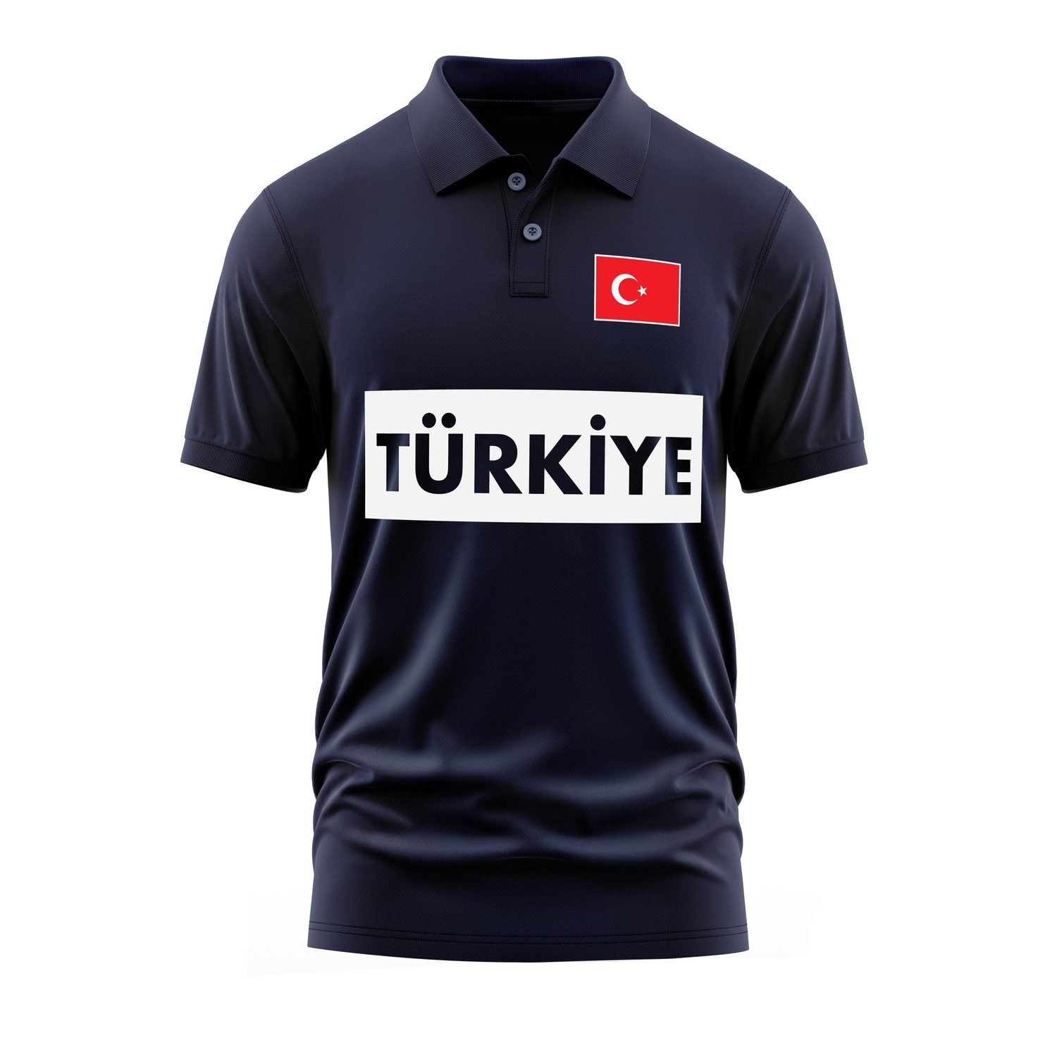 Türkiye Basic 2024 Polo Tişört S - İndigo Mavisi