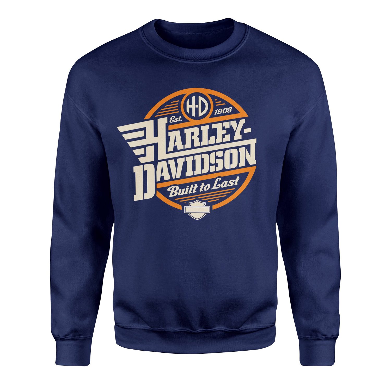 Harley-Davidson Built to Last Sweatshirt L - İndigo Mavisi