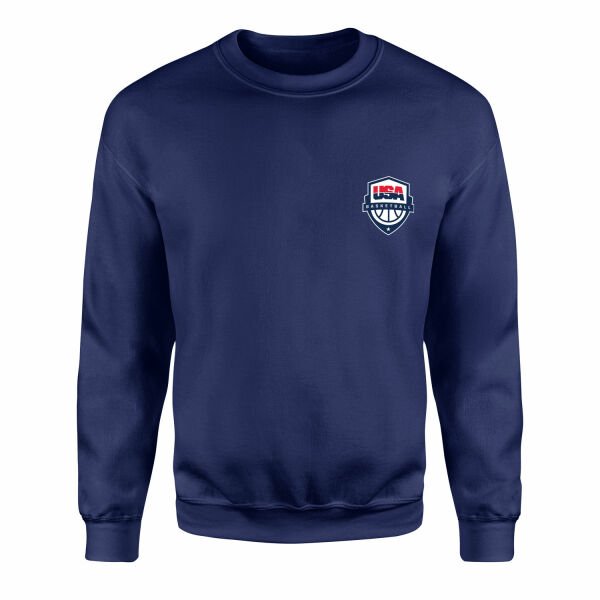 USA Basketball Sweatshirt XL - İndigo Mavisi