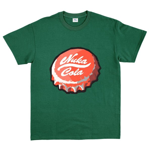 Nuka Cola Caps Tişört L - Nefti Yeşili