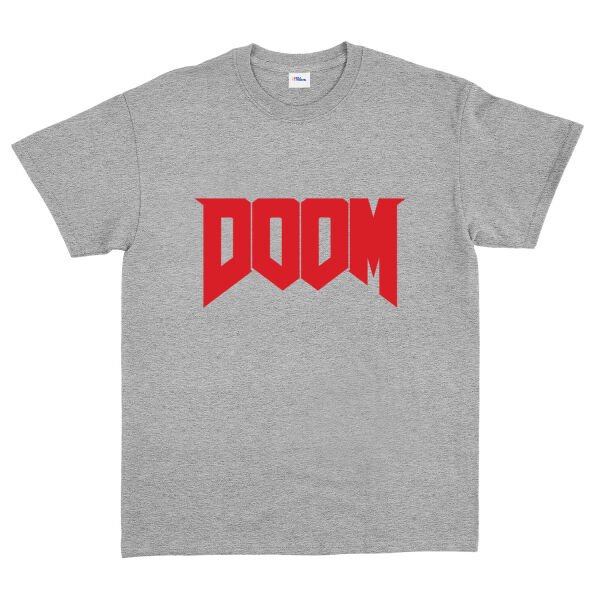 DOOM Tişört S - Gri