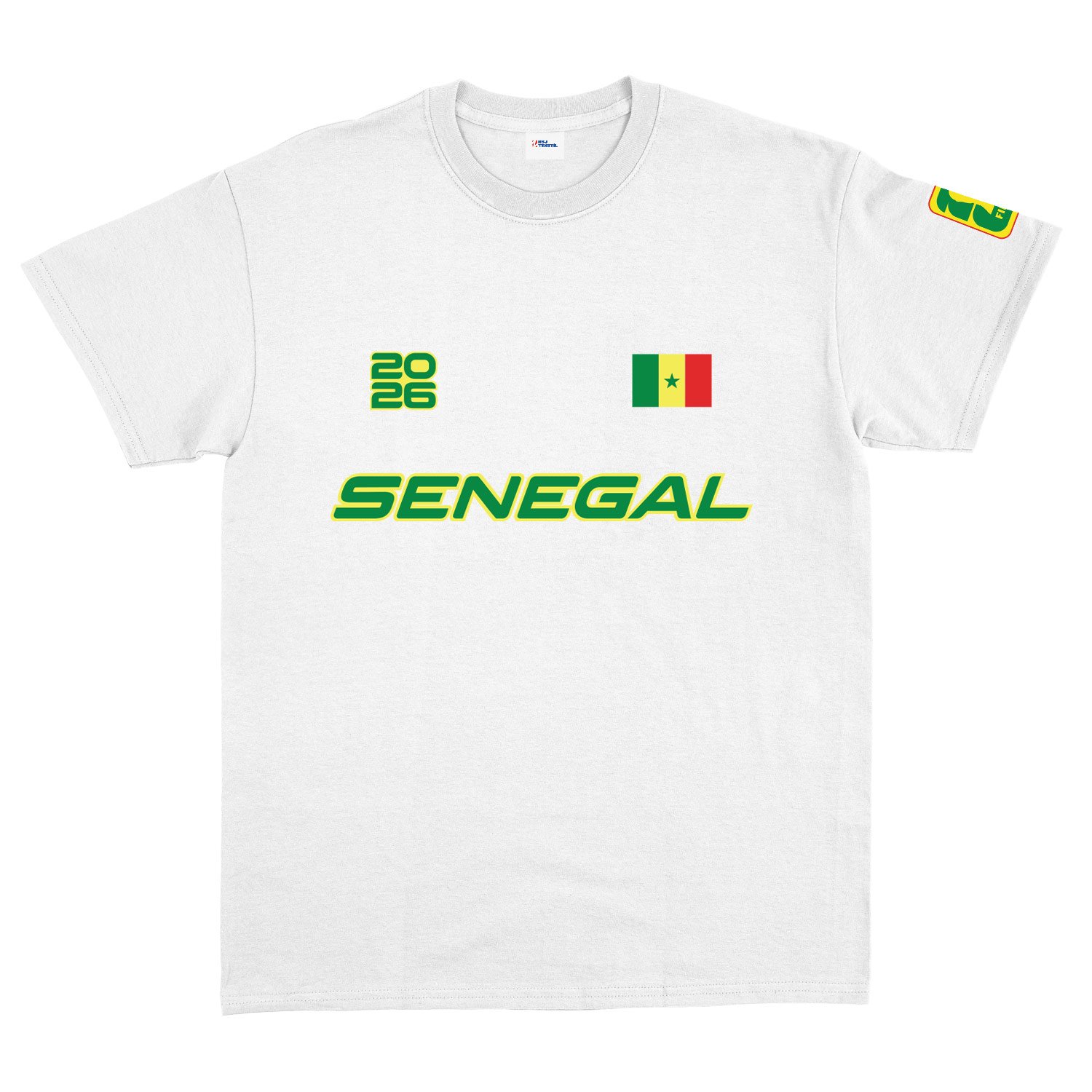 Senegal 2026 Tişört S - Beyaz