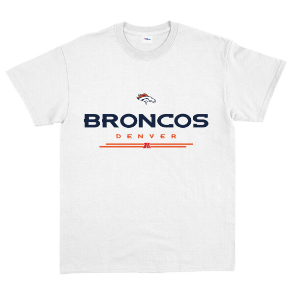 Denver Broncos AFC Tişört XL - Beyaz