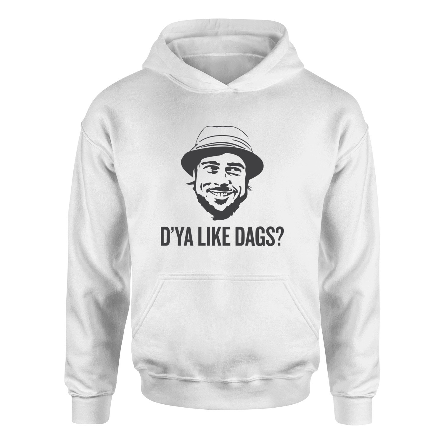 D’ya Like Dags? Snatch Hoodie M - Beyaz