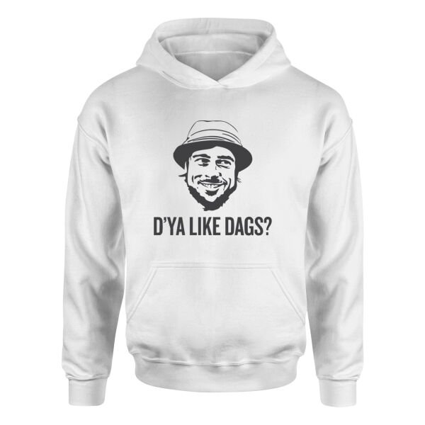 D’ya Like Dags? Snatch Hoodie M - Beyaz