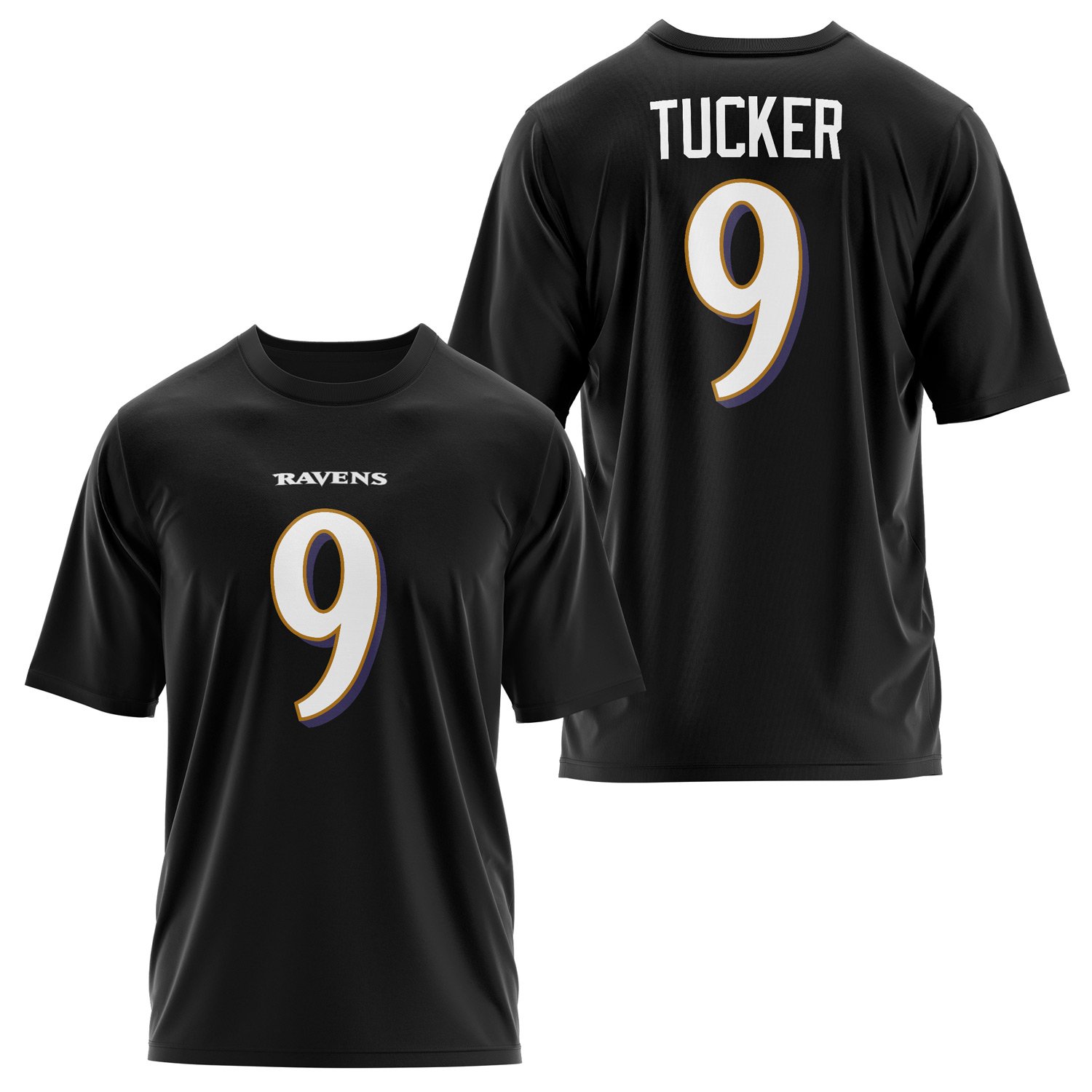 Justin Tucker Baltimore Ravens Oversize Tişört