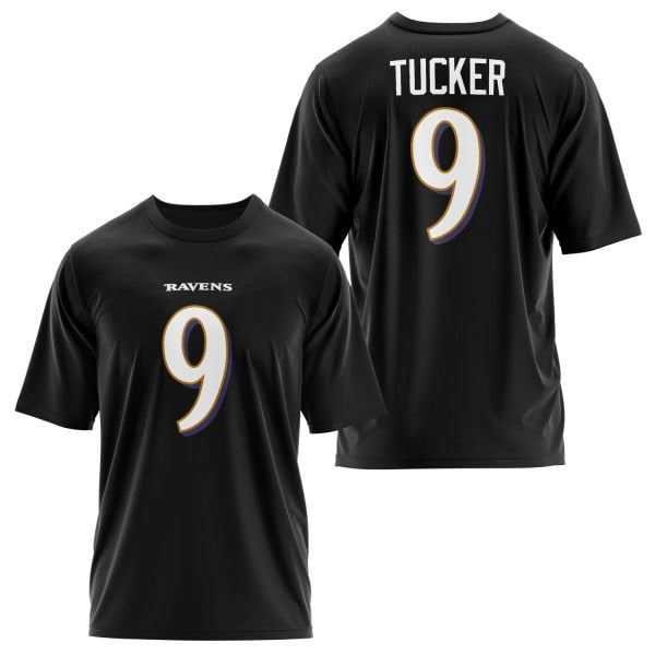 Justin Tucker Baltimore Ravens Oversize Tişört