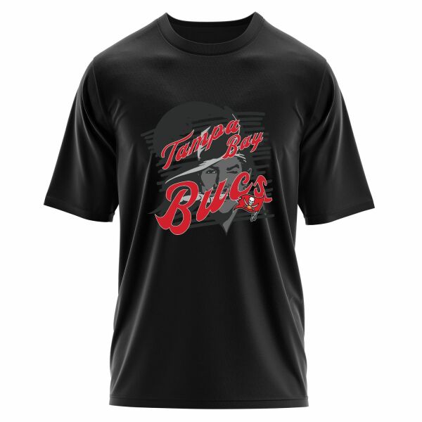 Tampa Bay Buccaneers Shipwreckers Oversize Tişört M - Siyah