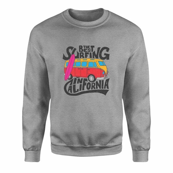 Surfing in California Sweatshirt