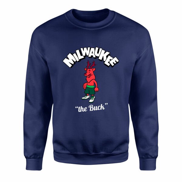 Milwaukee Cartoon Sweatshirt XL - İndigo Mavisi