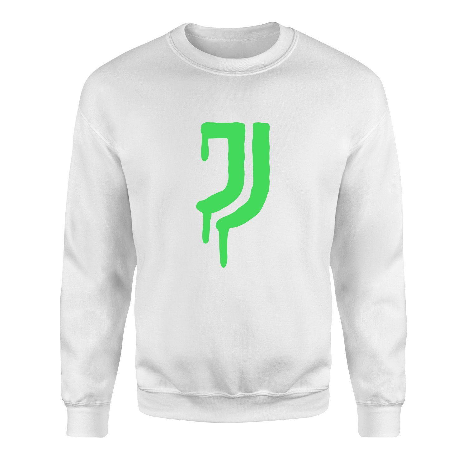 Juventus Acid Green Sweatshirt XL - Beyaz