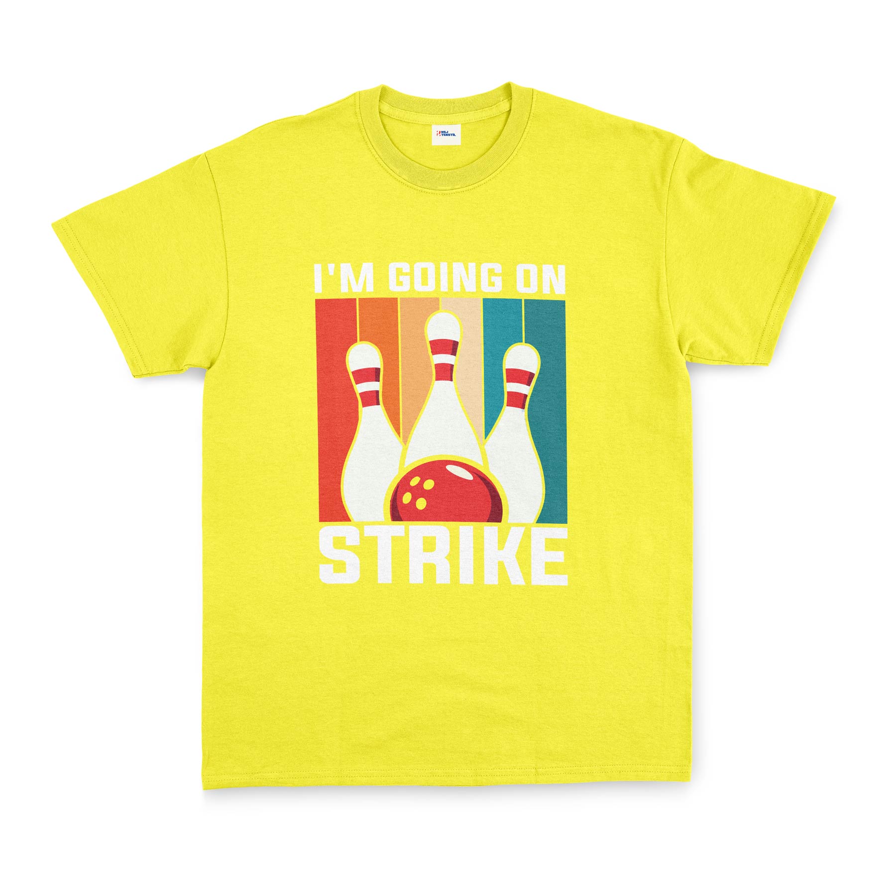 I’m Going On Strike Tişört M - Sarı