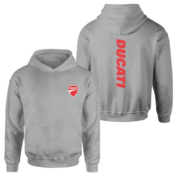 Ducati Basic Racing Hoodie L - Gri
