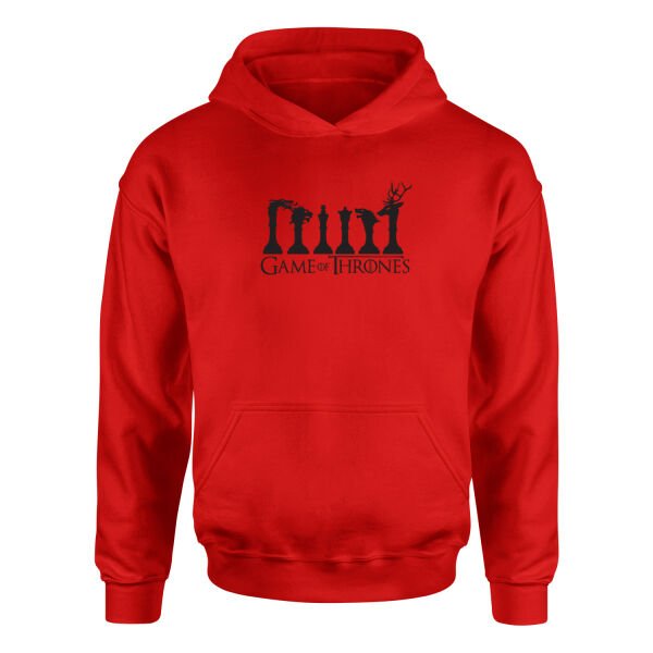 GoT Chess Hoodie S - Kırmızı