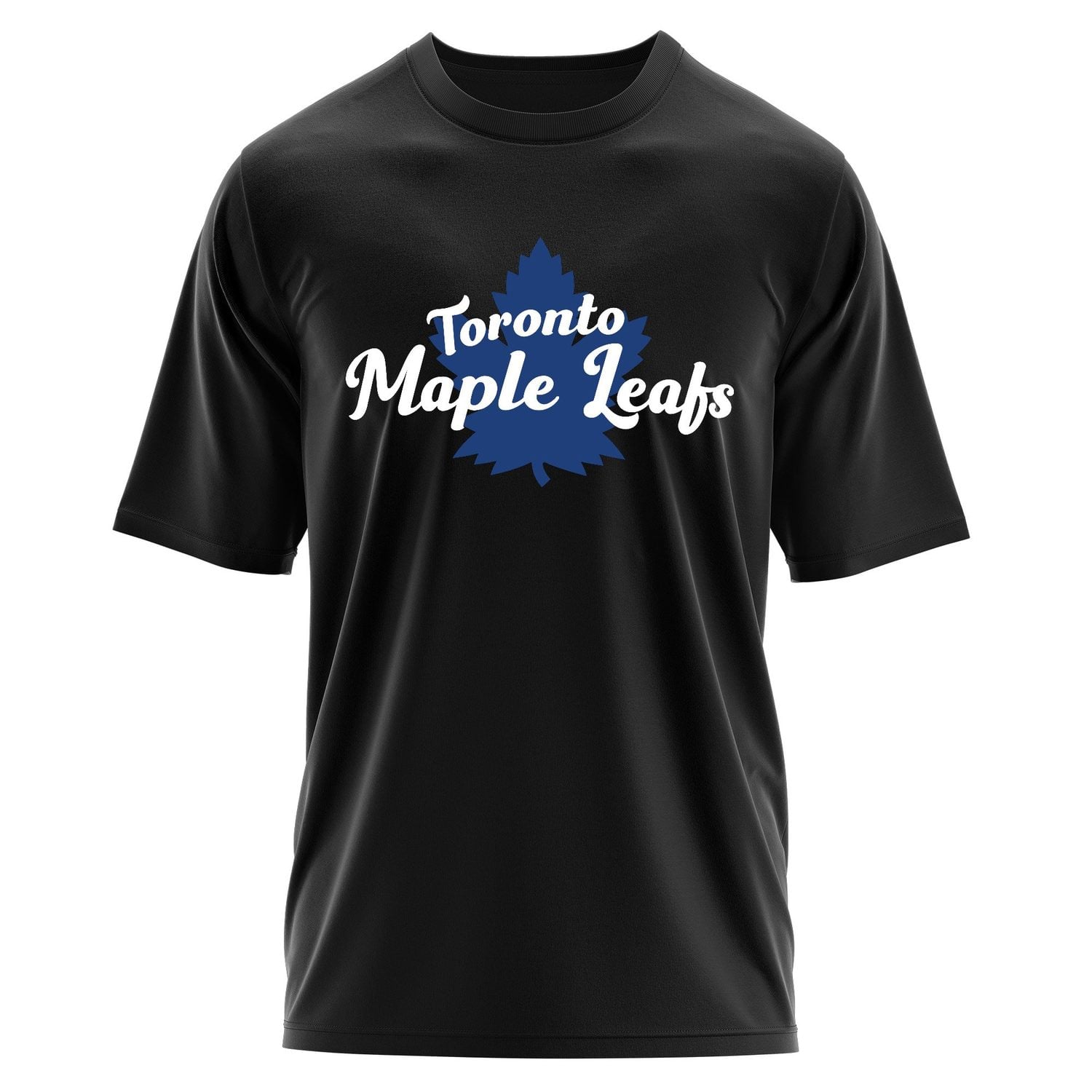 Toronto Maple Leafs Script Oversize Tişört XL - Siyah