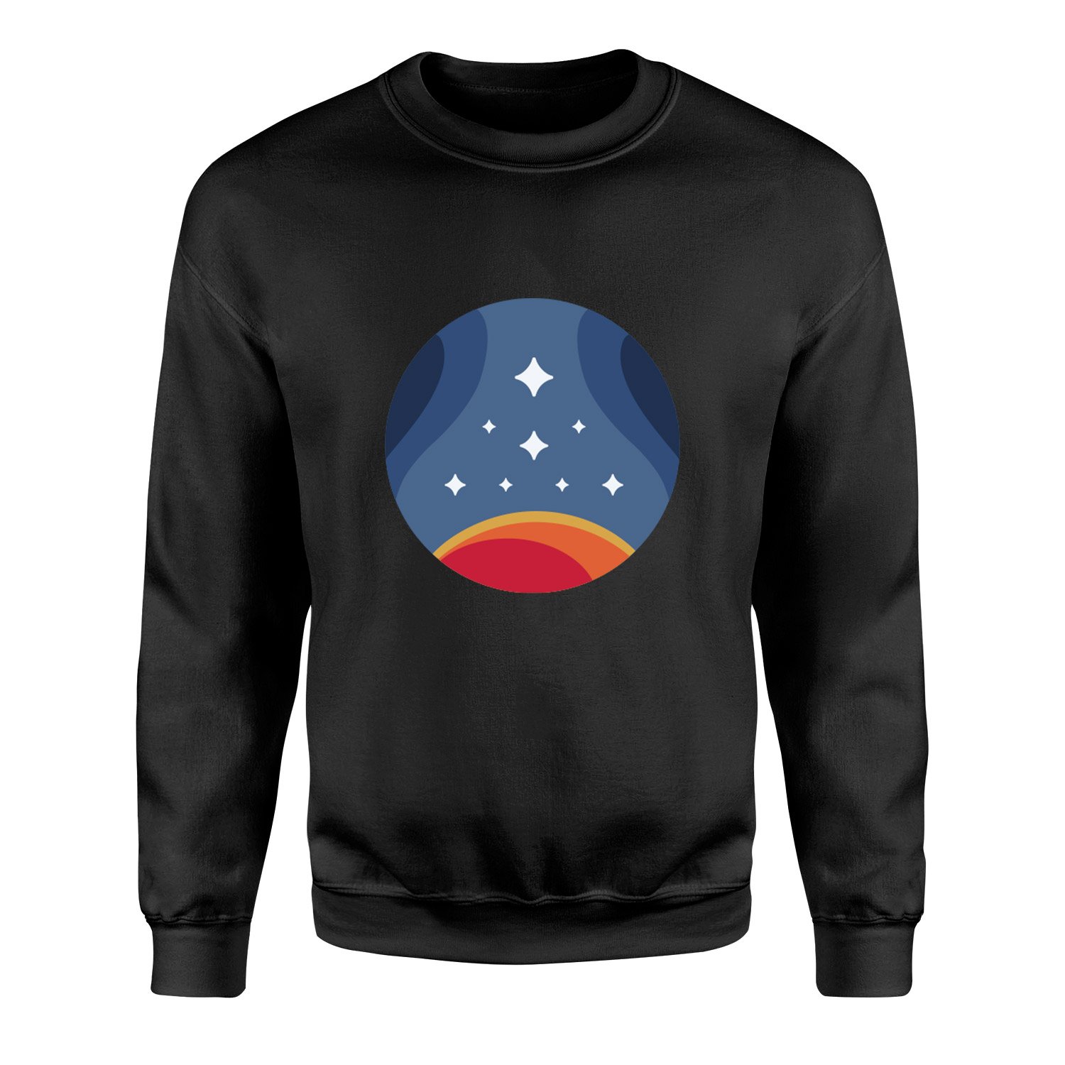 Starfield Constellation Sweatshirt L - Siyah