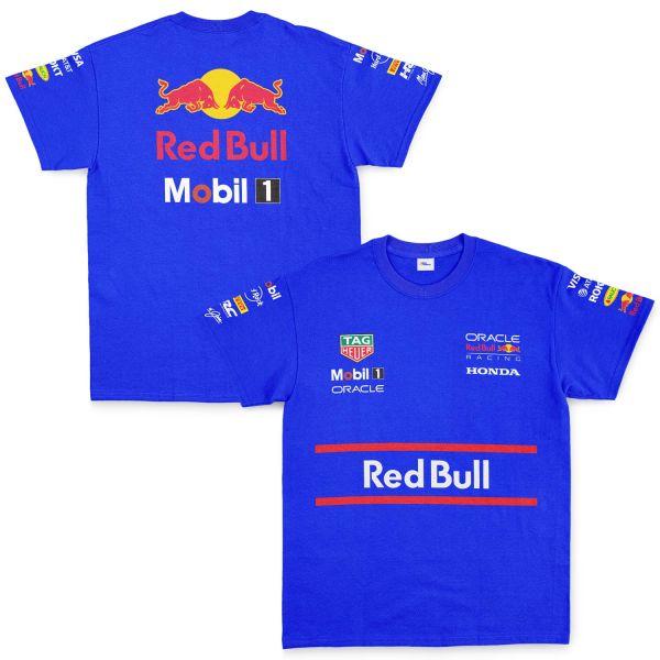 Red Bull Racing Teamline 2025 Tişört XL - Mavi