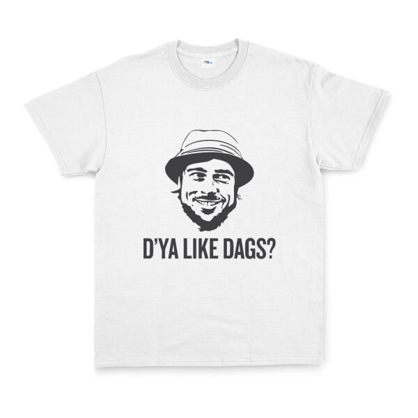 D’ya Like Dags? Snatch Tişört XL - Beyaz