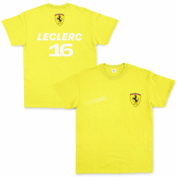 Charles Leclerc Basic SF Tişört XXL - Sarı