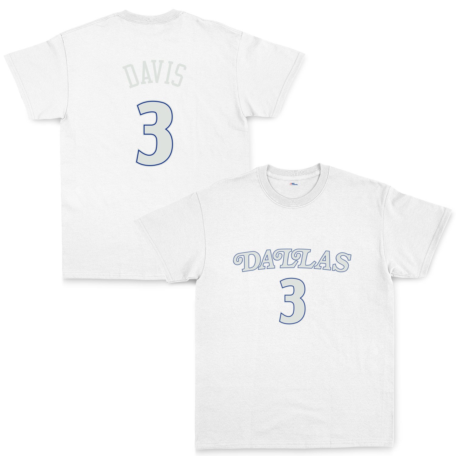 Anthony Davis 3 Dallas Forma Tişört L - Beyaz