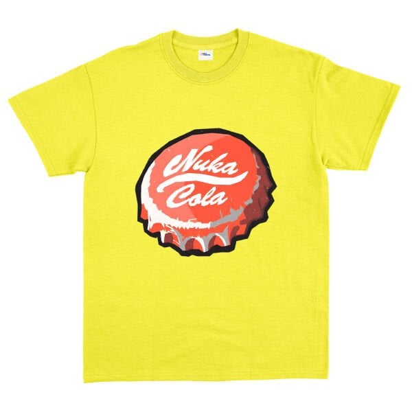 Nuka Cola Caps Tişört M - Sarı