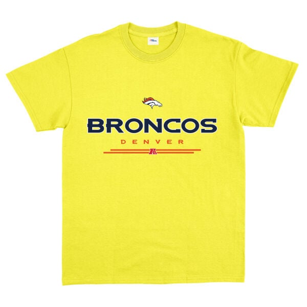 Denver Broncos AFC Tişört S - Sarı