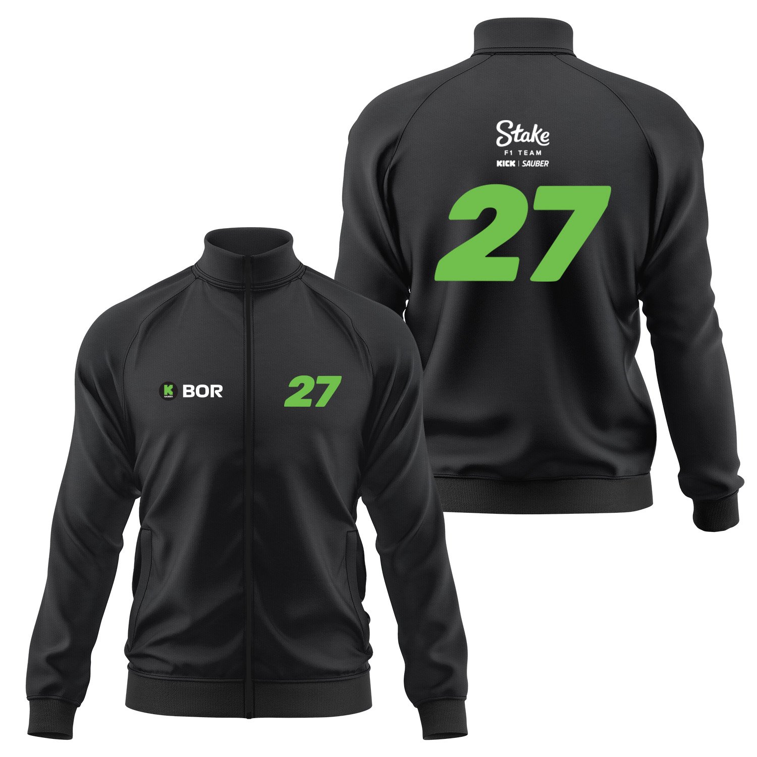 Gabriel Bortoleto 27 Driver Basic Fermuarlı Sweatshirt
