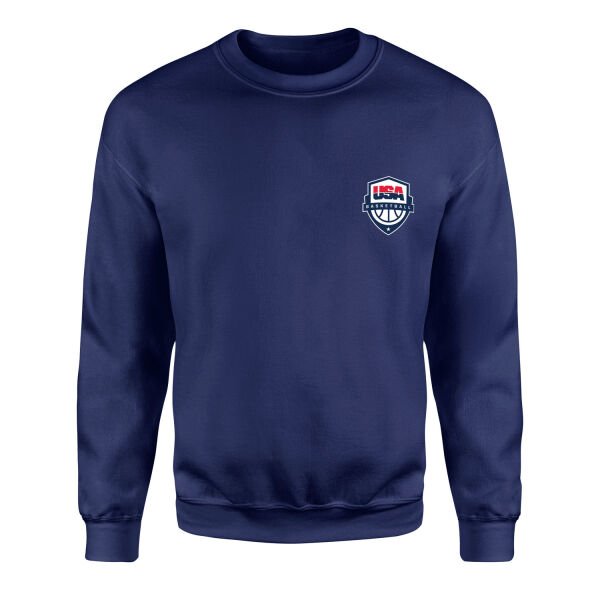 USA Basketball Sweatshirt S - İndigo Mavisi