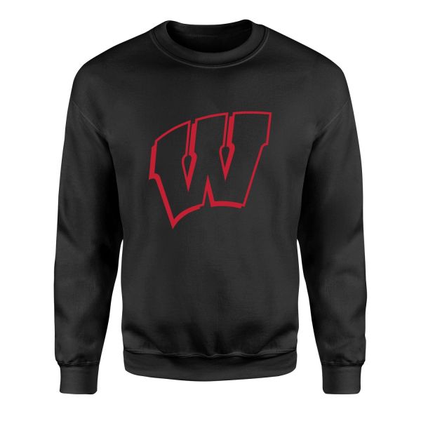 Wisconsin Badgers Sweatshirt S - Siyah