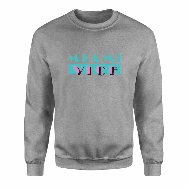 Miami Vice Sweatshirt L - Gri