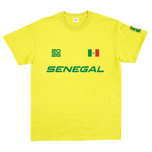 Senegal 2026 Tişört S - Sarı