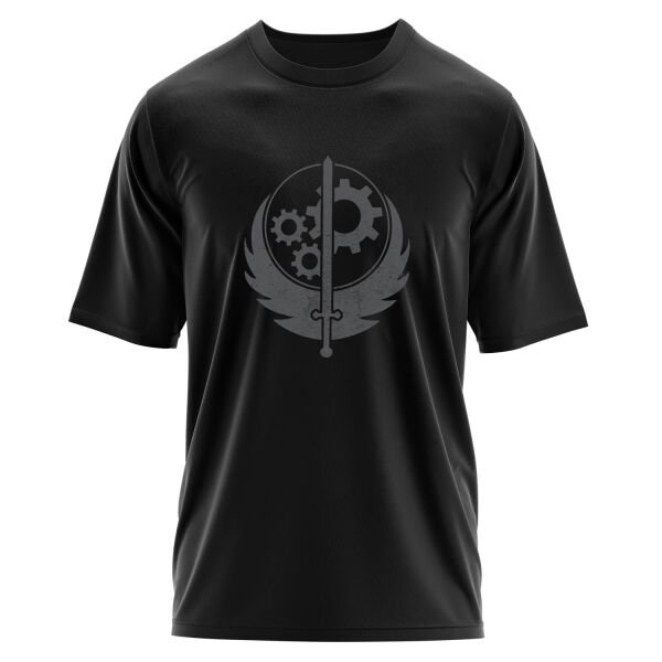 Brotherhood of Steel Oversize Tişört M - Siyah