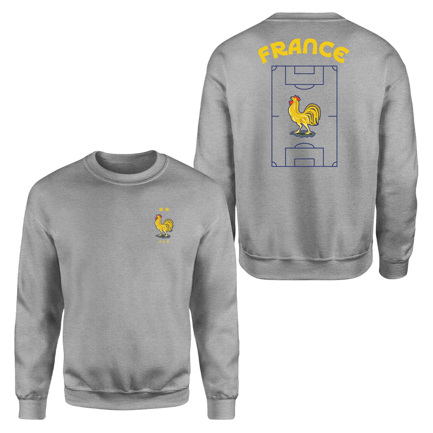 Fransa Dünya Kupası 2026 Sweatshirt XL - Gri