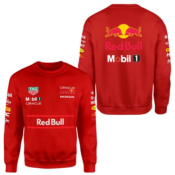 Red Bull Racing Teamline 2025 Sweatshirt S - Kırmızı