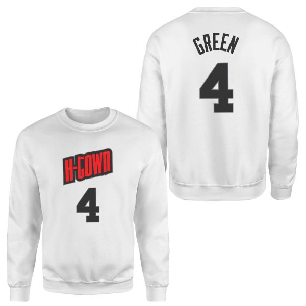 Jalen Green 4 City Edition Forma Sweatshirt XL - Beyaz