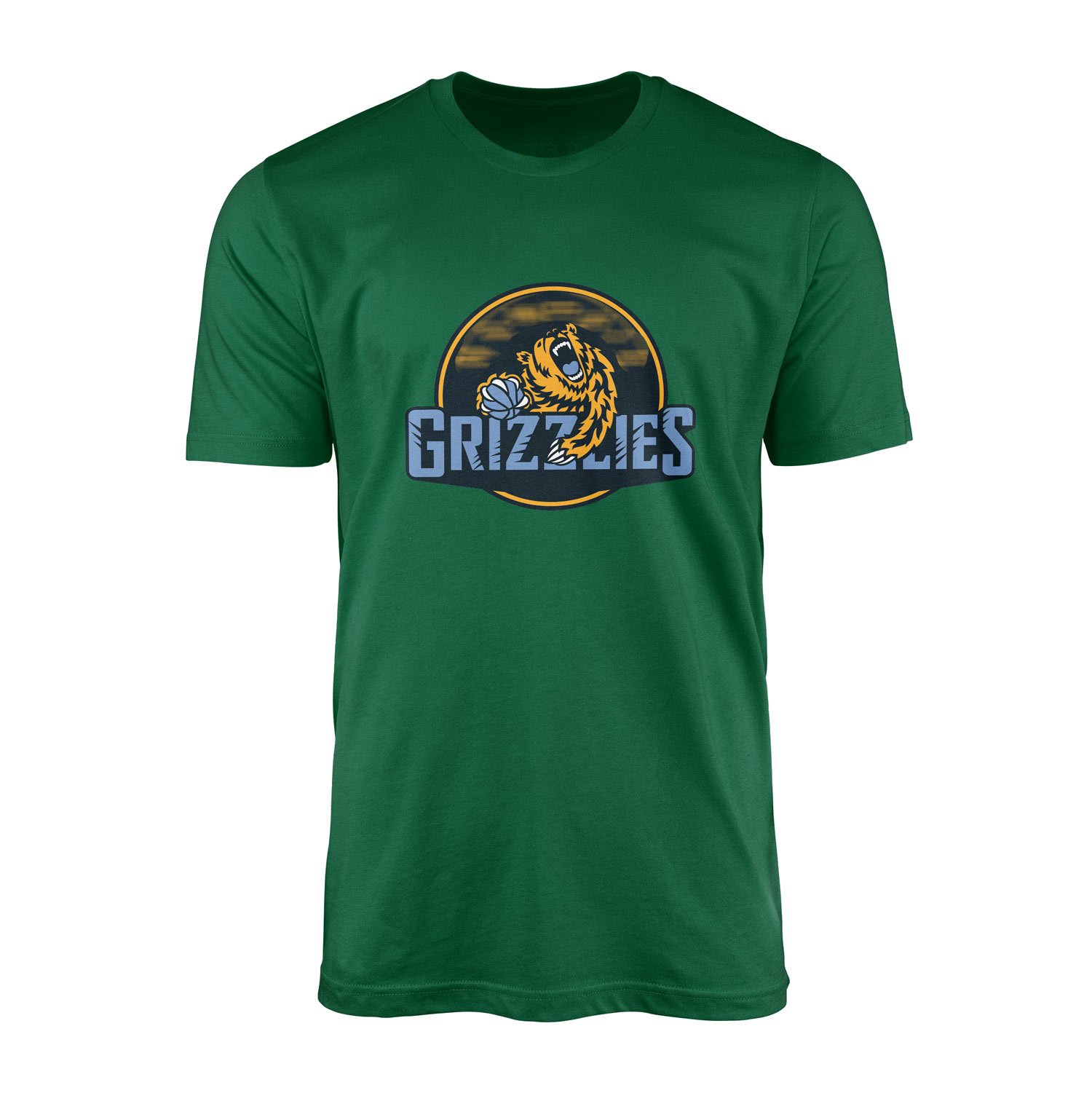Grizzlies Tişört XXL - Nefti Yeşili