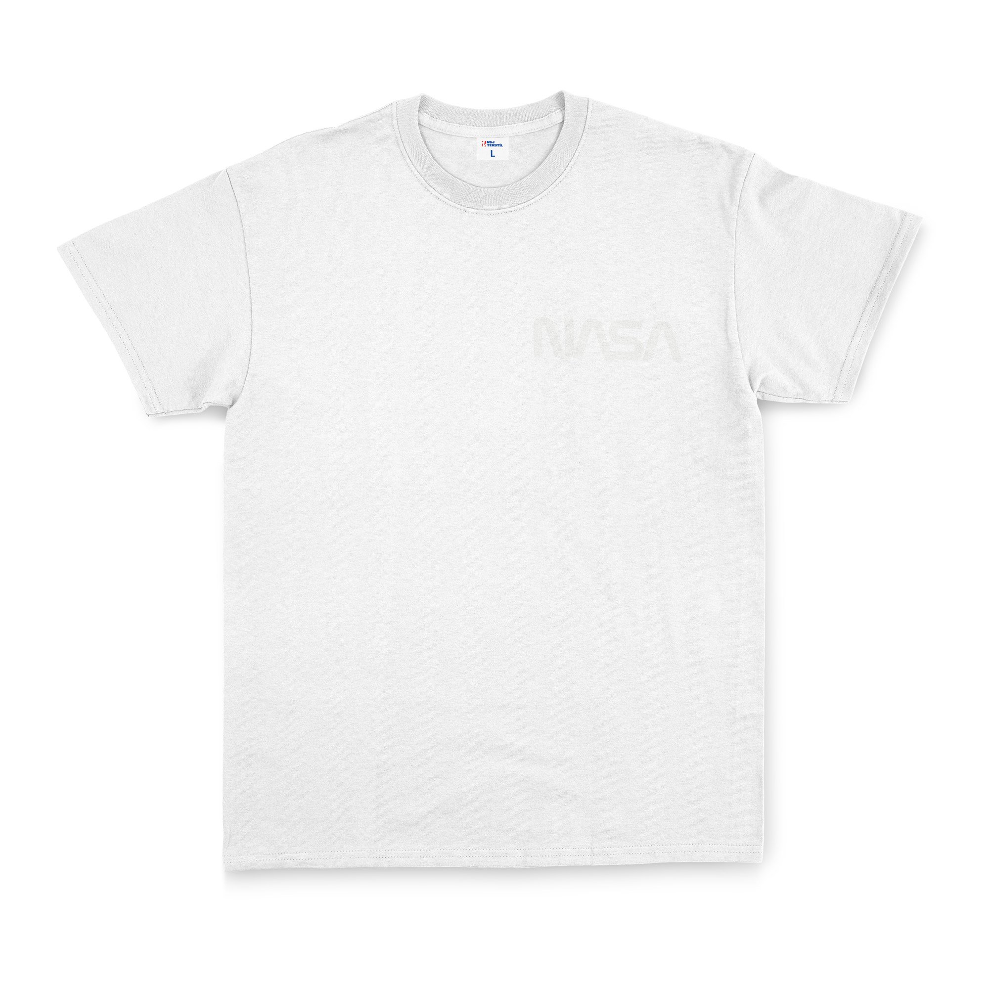 NASA Tişört S - Beyaz