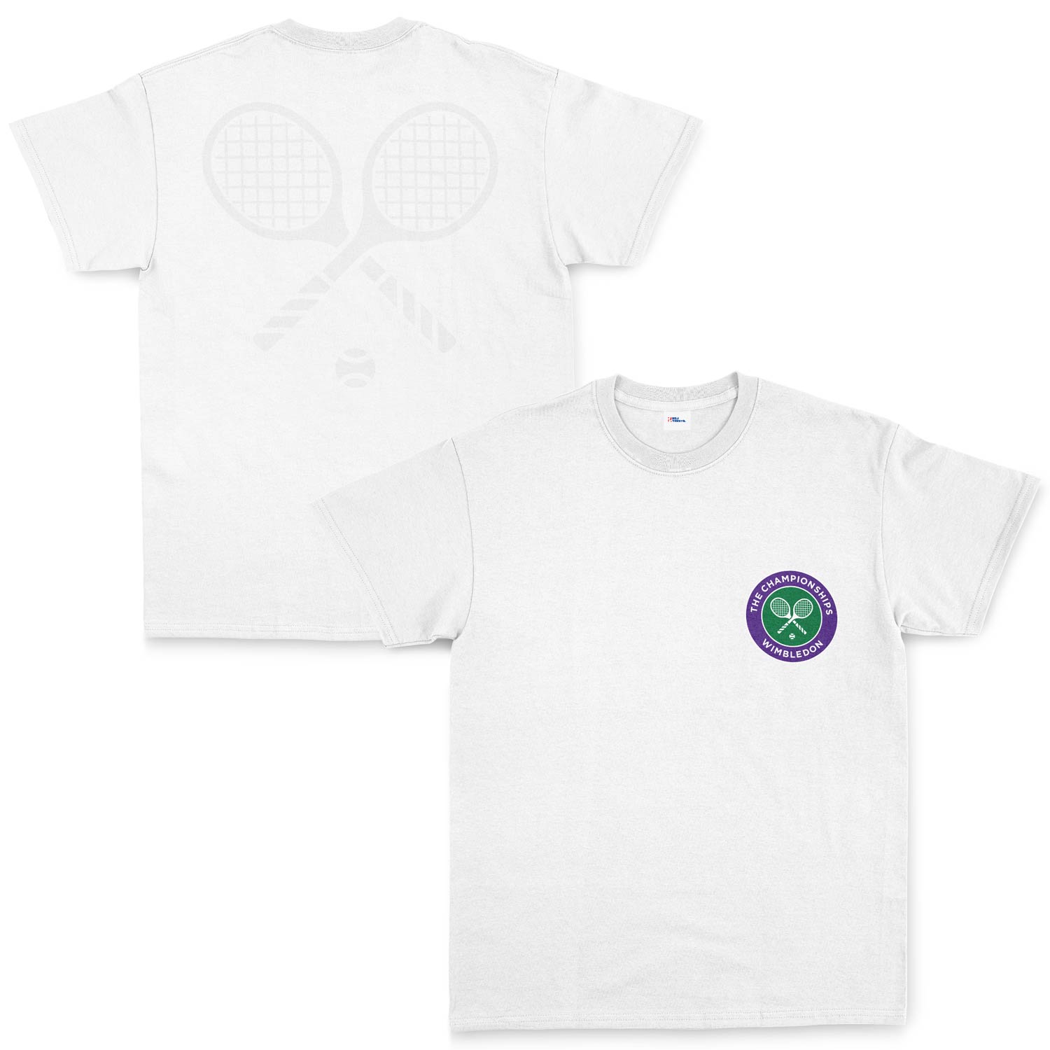 Wimbledon Tişört XL - Beyaz