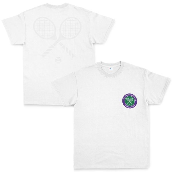 Wimbledon Tişört XL - Beyaz