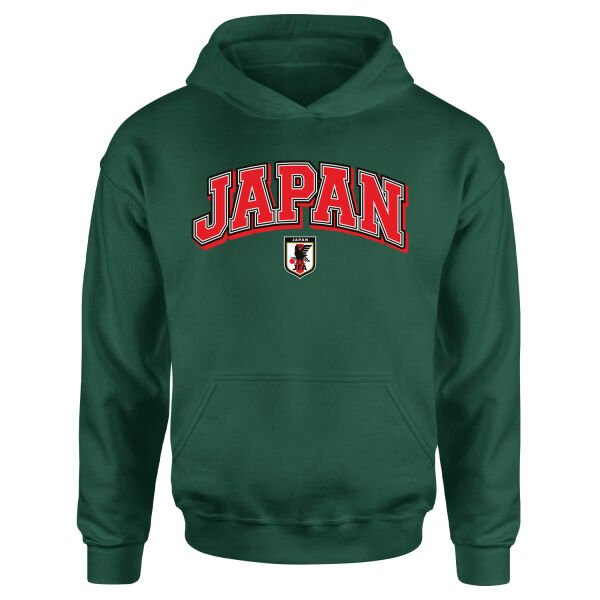 Japonya 2026 Varsity Hoodie S - Nefti Yeşili