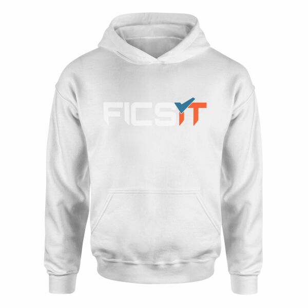FICSIT Inc. | Satisfactory Hoodie XL - Beyaz